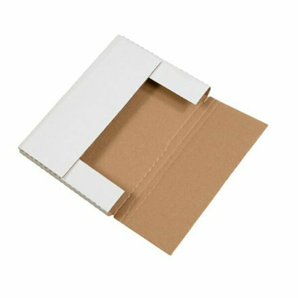 Bsc Preferred 12 1/8 x 9 1/8 x 1'' White Easy-Fold Mailers, 50PK S-327